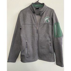 Michigan State Spartans Women’s Small Full Zip Fleece Lined Colosseum Brand